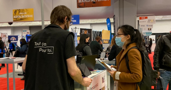 Le Bas-Saint-Laurent à la Foire nationale de l'emploi de Montréal