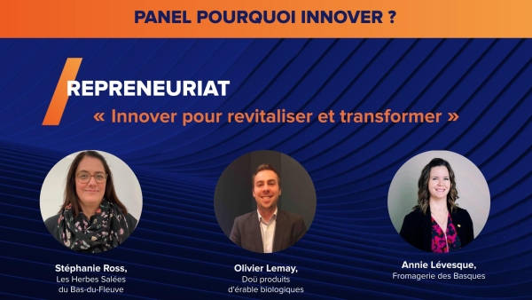 Panel - Innover pour revitaliser et transformer