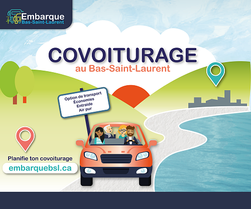 Lancement de la nouvelle plateforme de covoiturage au Bas-Saint-Laurent